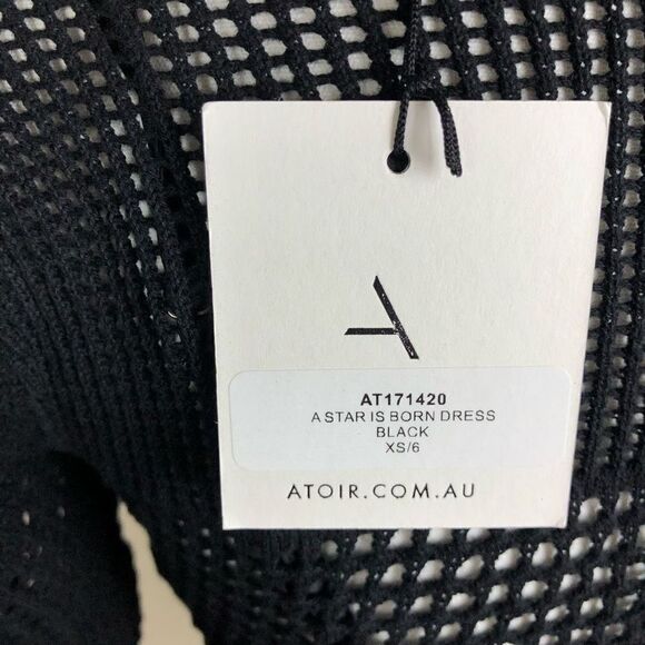 Atoir XS/2 A Star Is Born Dress Mesh Long Sleeve Mini Dress - Picture 6 of 8